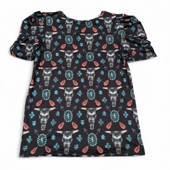 Sterling Kreek Western T-Shirt Bundle Women’s X-Small Aztec Rodeo Cowgirl Tops - Picture 10 of 13